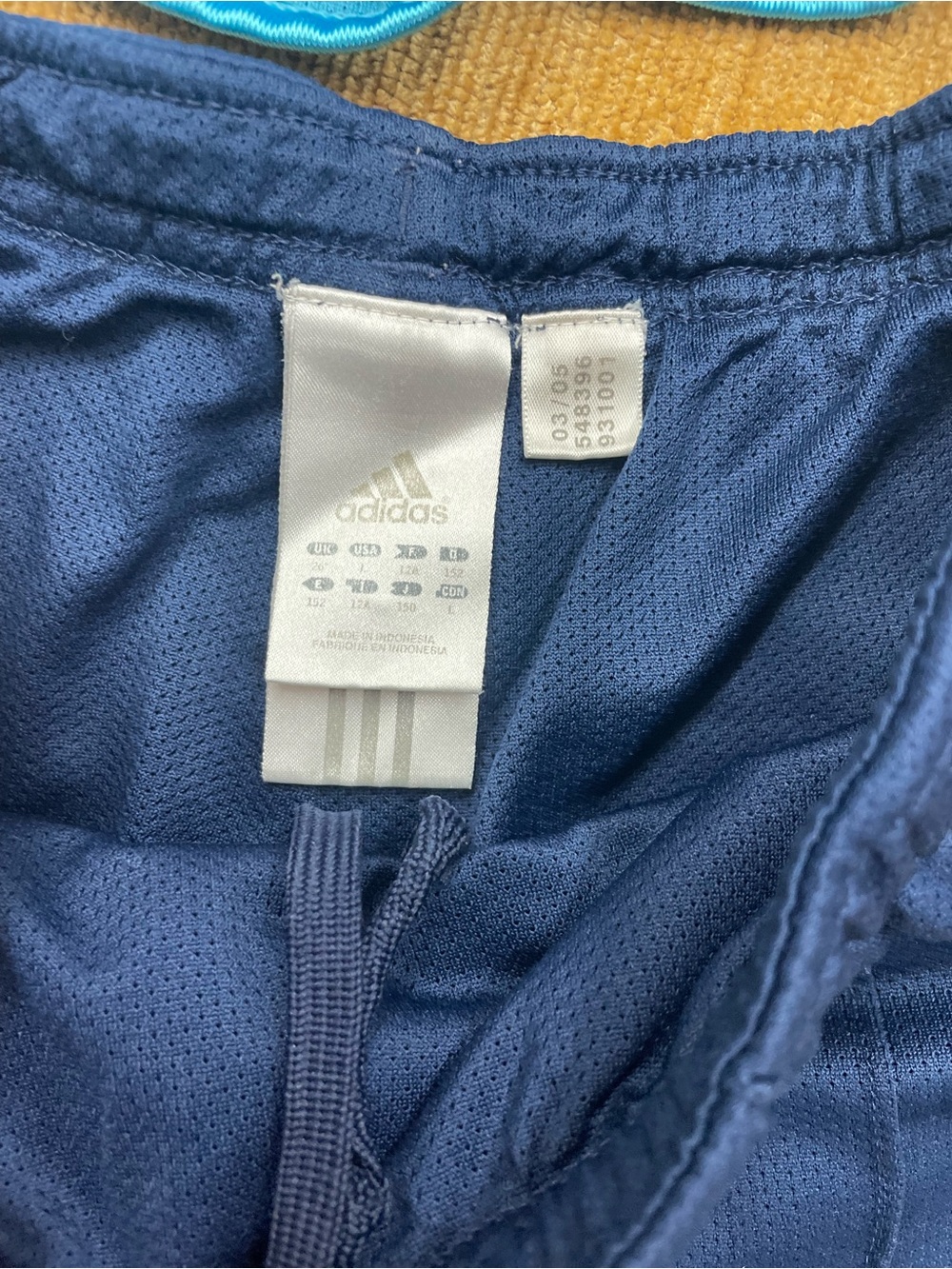 Adidas youth size large, pull on 2 pocket vintage athletic shorts - 2 pair - Picture 6 of 11